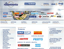 Tablet Screenshot of elrodamiento.com